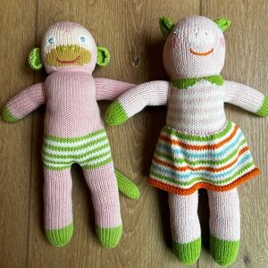 Blabla dolls monkey and pig